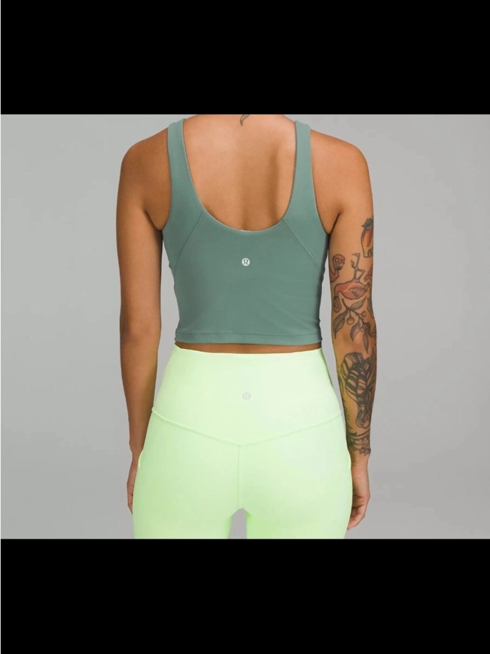 lululemon athletica High-Neck Tank Top in Sage